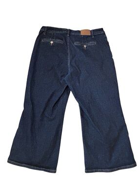 Judy Blue High Waist Jeans Tummy Control Tailored Crop Wide Size 18W